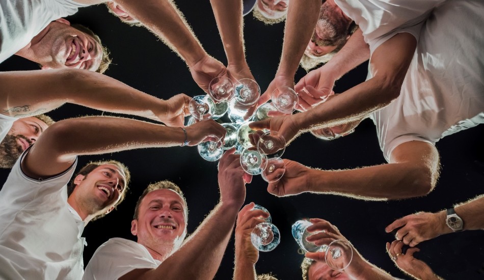Musik und Wein in der Nacht von Donnafugata