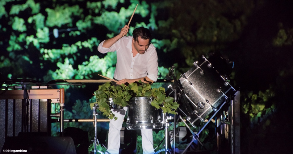 Nachtmusik und Perkussionen im Weinberg