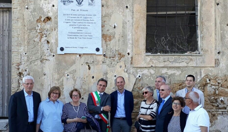 Sambuca di Sicilia remembers Giacomo Rallo and his generosity
